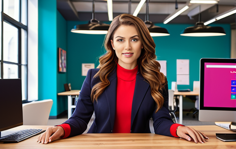 **
Prompt: "Aries woman confidently leading a startup team, vibrant colors, dynamic composition, reflecting entrepreneurial spirit and passion, modern office setting."
**