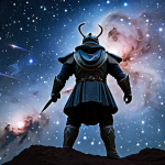 별자리와 별자리 도서 추천 - **Orion the Hunter:** "A majestic depiction of the Orion constellation, showcasing the Belt of Orion...