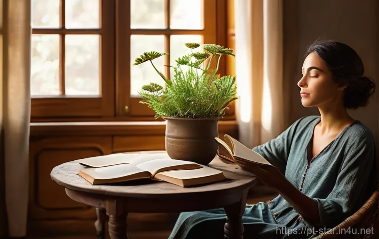 별자리와 점성술 요소 - **Prompt: "A serene and contemplative scene depicting an individual (gender-neutral, late 20s) in a ...